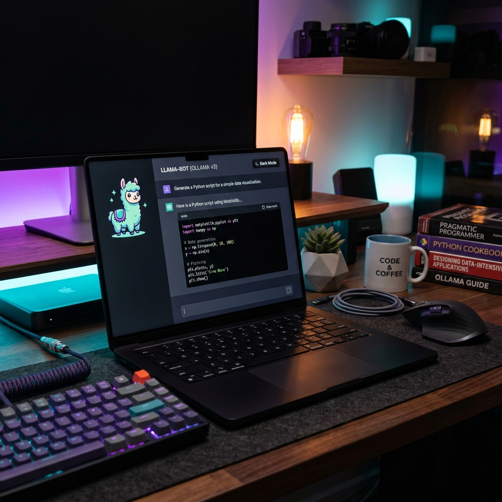 Interfaz de Chat de Open WebUI conectada a Ollama Local