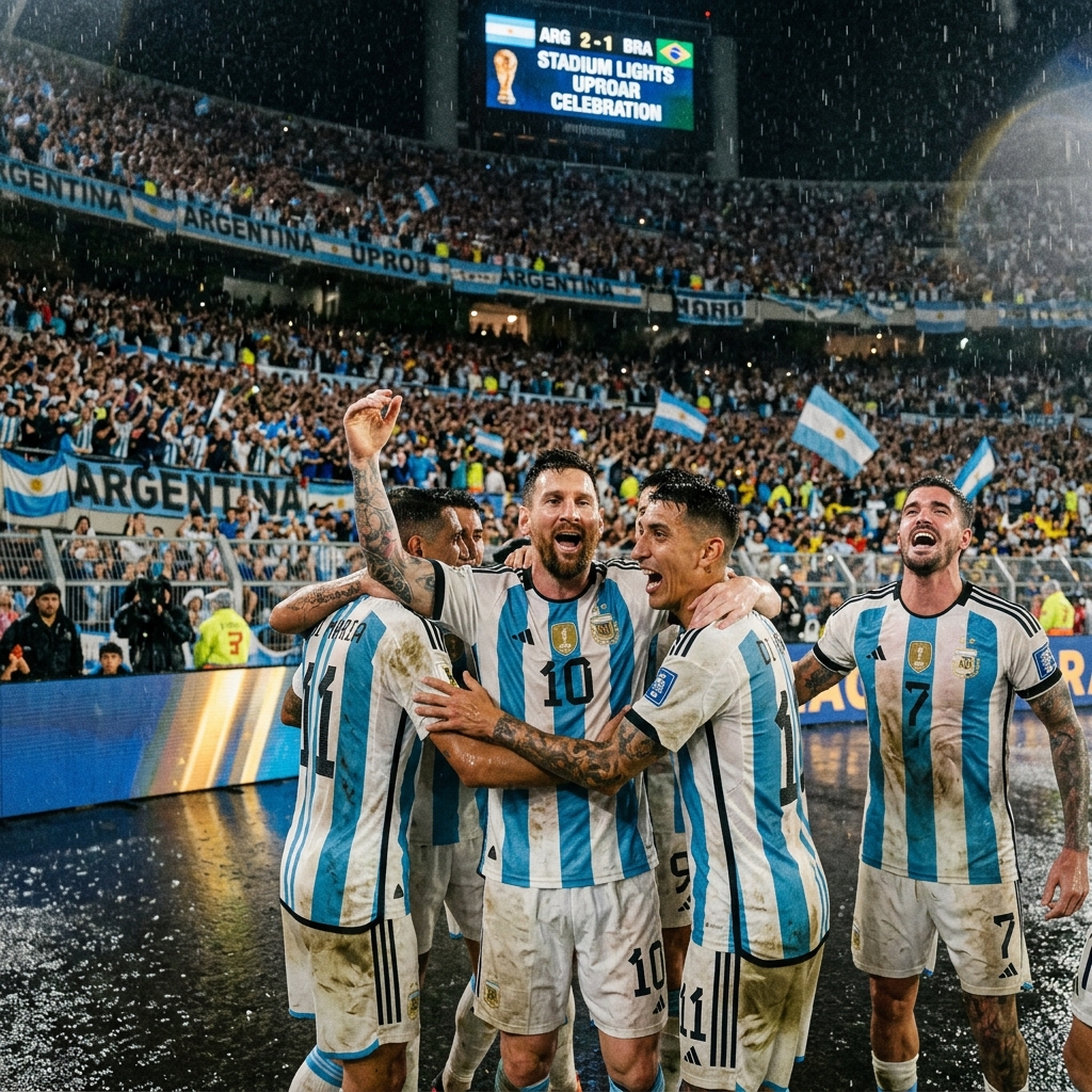 Emocionante remontada de la Selección Argentina